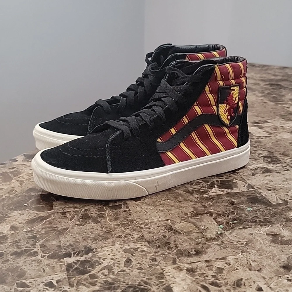 Vans X Harry Potter SK8 Hi Gryffindor Multi VN0A4BV6XK8 Woman's 9.5 Men's 8